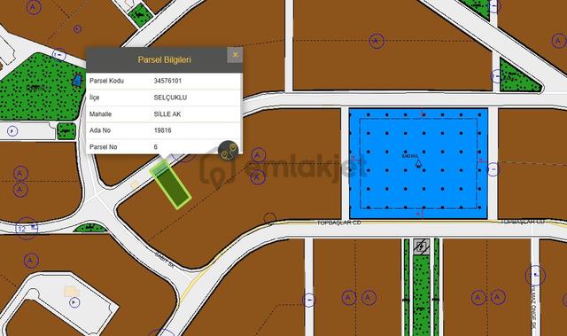 Sille Ak Mah'de Güzel Konumda Hazır Bahçe 662 M² Satılık Villa Arsası !!!!!! 3