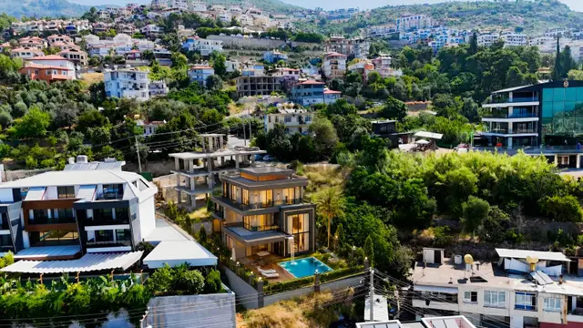 Hasbahçede 4 Katlı Asansörlü Ultra Lüks Müstakil Villa 1