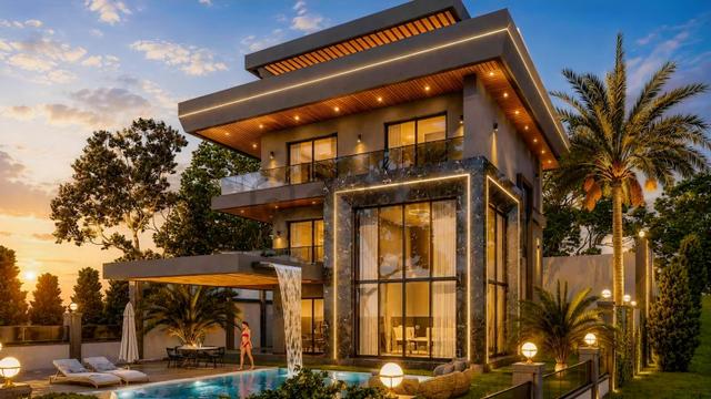 Hasbahçede 4 Katlı Asansörlü Ultra Lüks Müstakil Villa 2