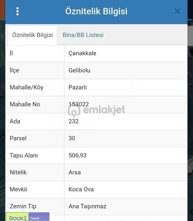 Çanakkale Gelibolu 507 M2 Merkezi Villa İmarlı Satılık Arsa 2