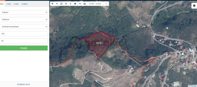 Gürbulak Seyrantepe'de Satılık 16.300m2 Tarla Ve Fındıklık..