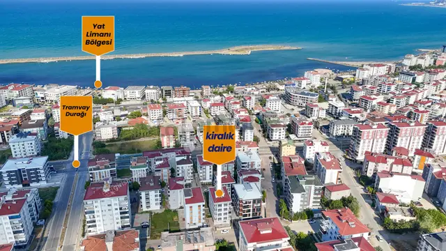 Deniz Manzaralı Tramvay Durağa 2.sokak Eşyalı 1+1 4