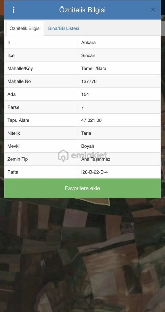 Bacı Mh Satılık Hisseli Tarla 2