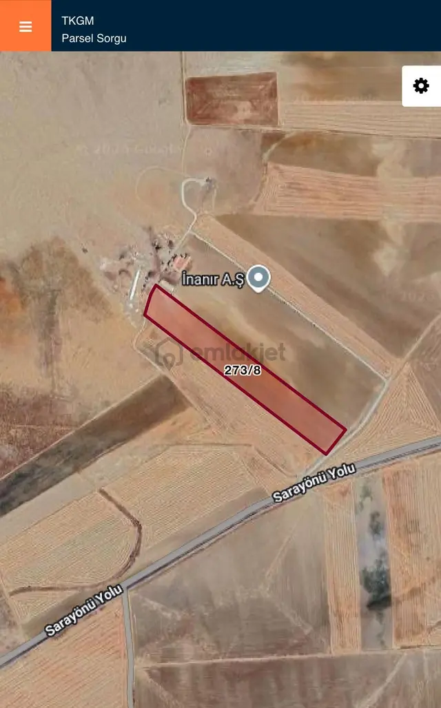 Sarayönü Başhüyük'te 24.071 M² Satılık Araç Takasına Açık Tarla 1