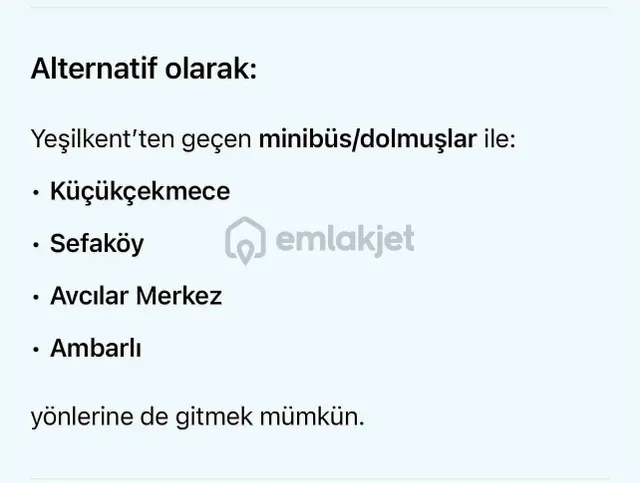 Avcılar Yeşilkentte Kiralık 2+1 Daire 2, Kat 20.000₺ 2