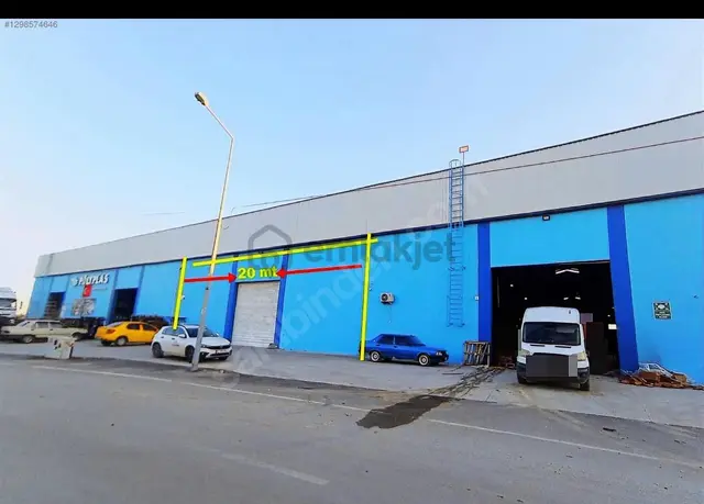 Karataş Yolunda Ruhsatlı Karekodlu Çipli Kiralık Depo 1,599m2-- 2,750,000tl -1dönüm 760m2 Kapalı. 1