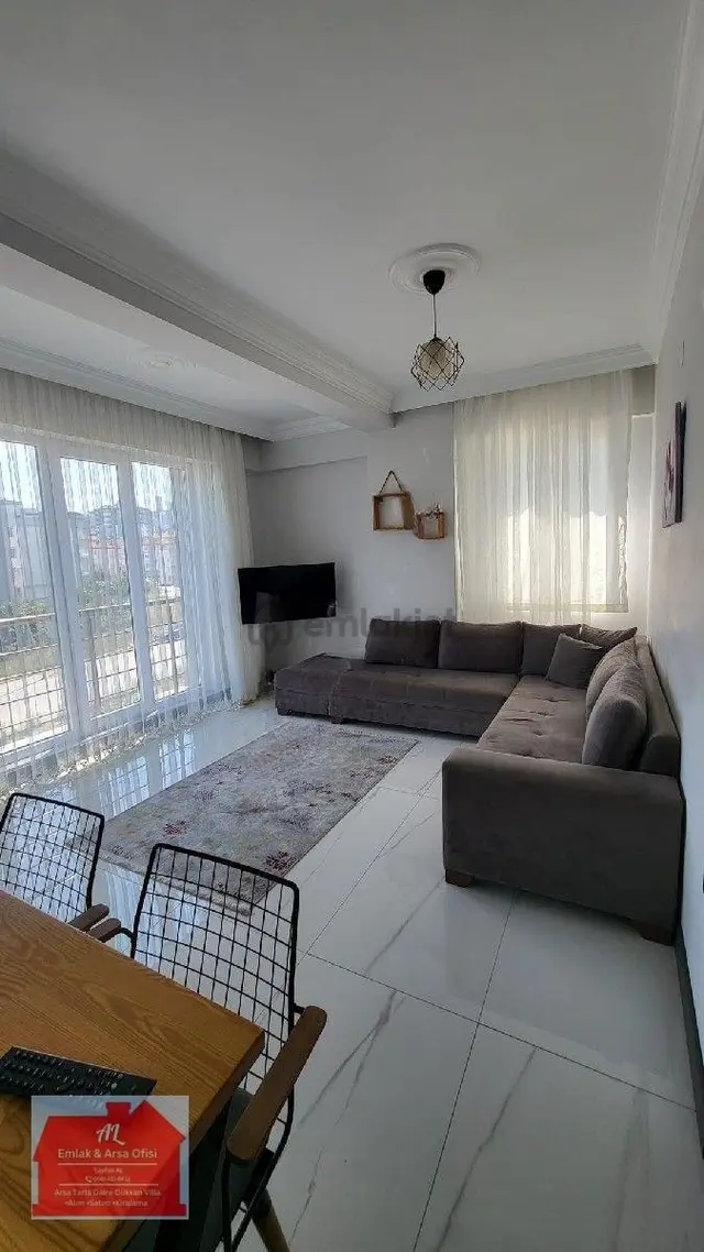 Atakum Türkiş'te 55m2 Eşyalı 1+1, 4. Kat, Çift Balkonlu, Geniş