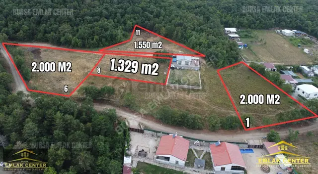 Bursa Emlak Center Kestel Burhaniye'de Satılık Hobi Bahçeleri 1