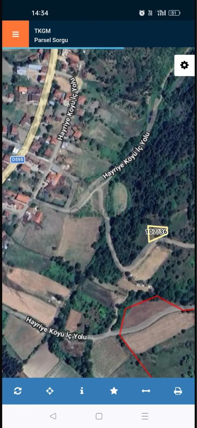 Ek Gayrimekul Den Satılık Bahçe 57o M2 1