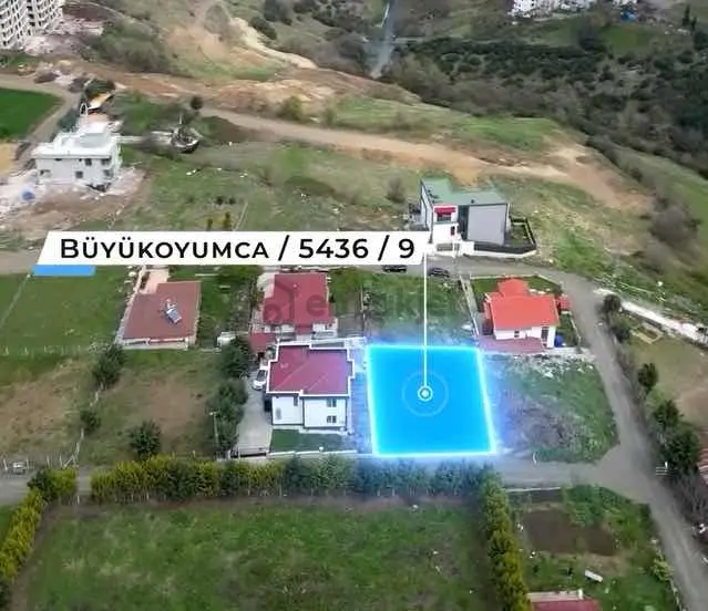 Atakum Büyükoyumcada Deniz Manzaralı Villalık Arsa