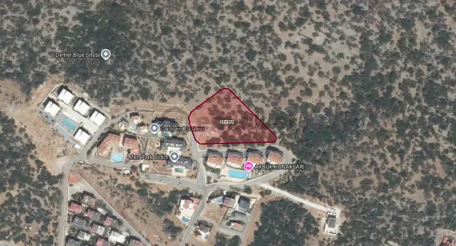 Didim Akbük'te Doğa Ve Deniz Manzaralı Hisse Payı 154 M² İmarlı Arsa