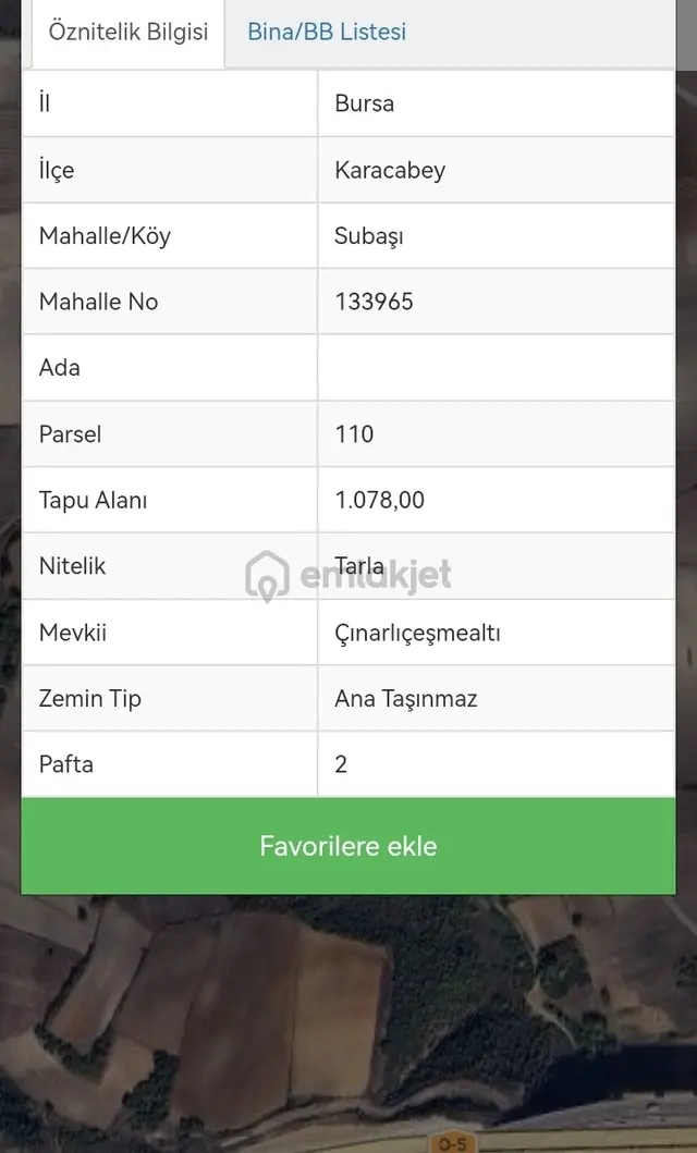 Selçuklu'dan Subaşı'da Yerleşime Yakın Fırsat Tarla 1