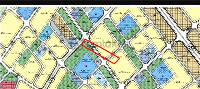 Sarısalkım’da İmarlı Arsa 1,50 Emsal (yüksek Kat) 3641m²si Satılık Hisseli Toplam Hisse (7283m²) 1