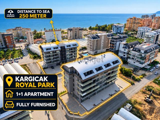 Alanya Kargıcak'ta Satılık Denize Yakın Full Eşyalı 1+1 Dairemiz 1