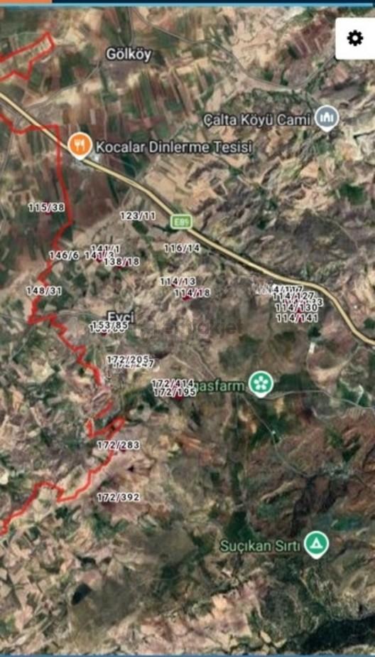Ayaş Evci'de Yatırımlık Satılık Tarla