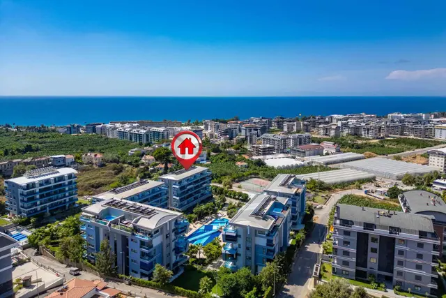 Kargıcak Eco Marine Residencete İkamete Uygun Eşyalı 1+1 Daire