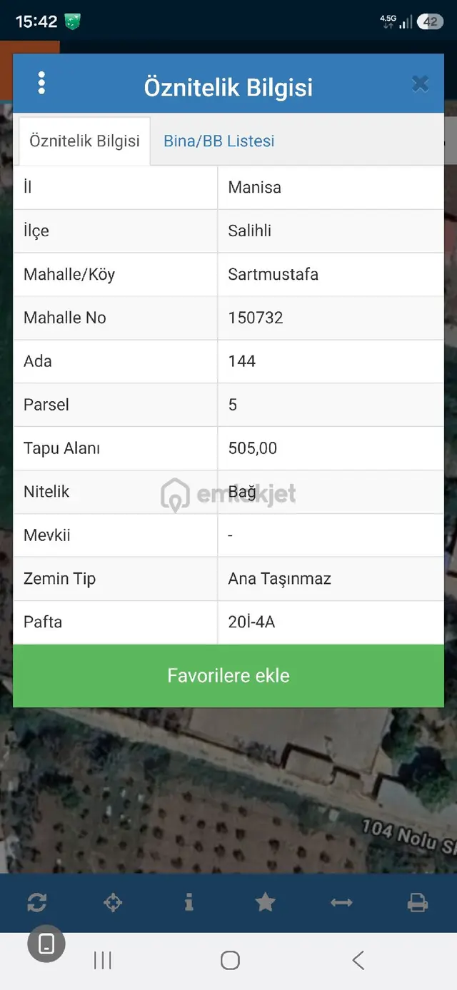 Sart Mahallesi Satılık Konut İmarlı Arsa