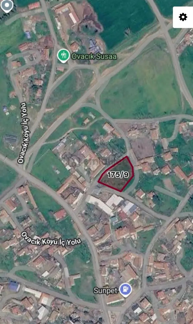 Sahibinden Ovacık Köy İçinde - 4 Cephesi Yol - 1875 M2 Arsa 1