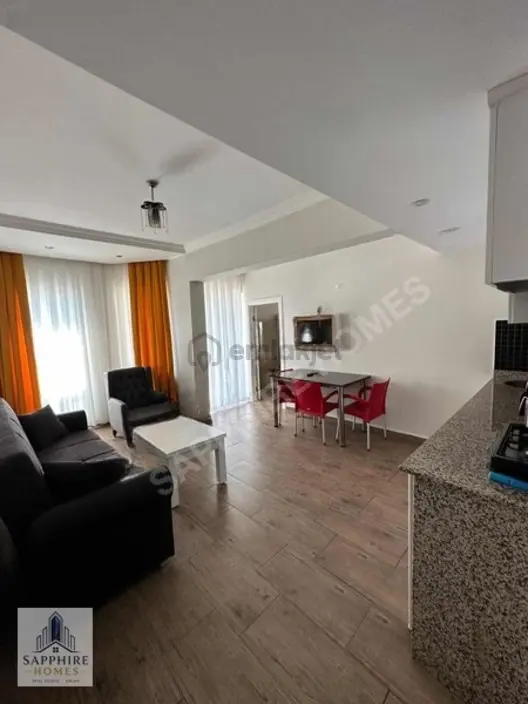 Alanya Merkezde Kiralık Eşyalı 1+1 Daire 1