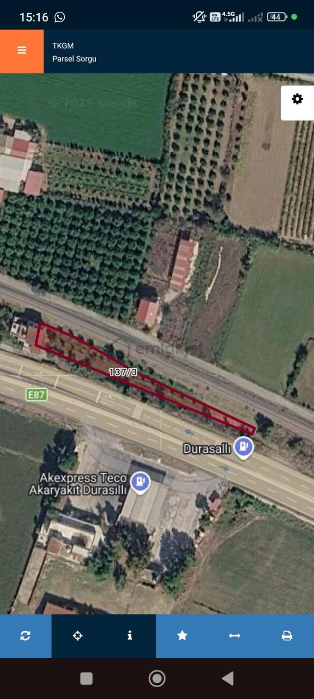 Denizli Aydın Karayoluna Sıfır Mesafede Arazi 1