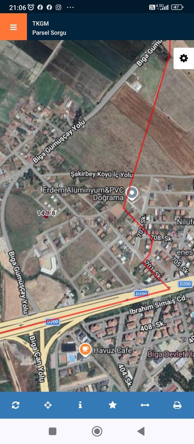 Biga Şakirbey İmarlı Arsa 1
