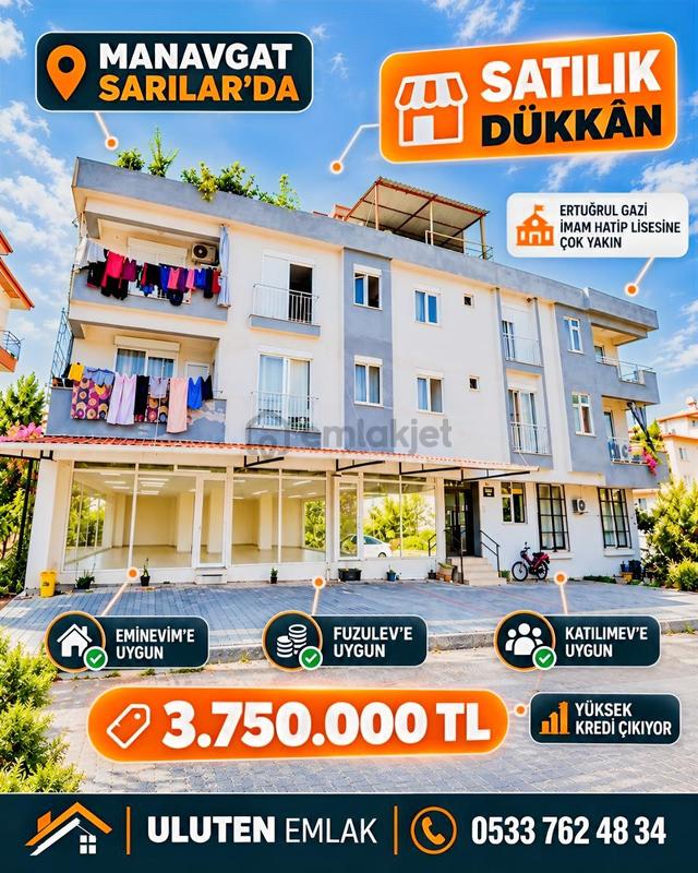 Ertuğrul Gazi İmam Hatip Lisesine Çok Yakın Satılık Dükkan 1