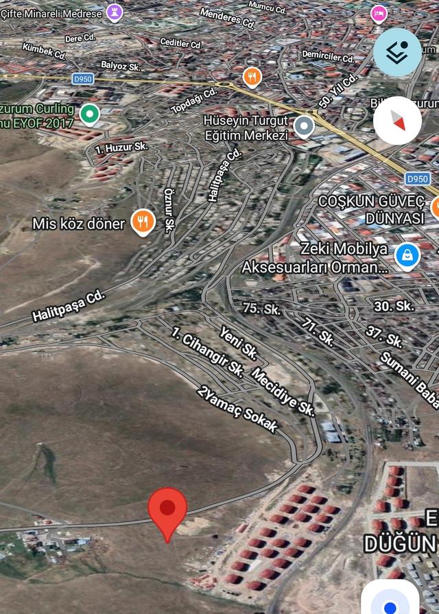 Lüx Erzurum'dan Hilalkent'te 6 Kat İmarlı Kat Karşılığı Arsa 1