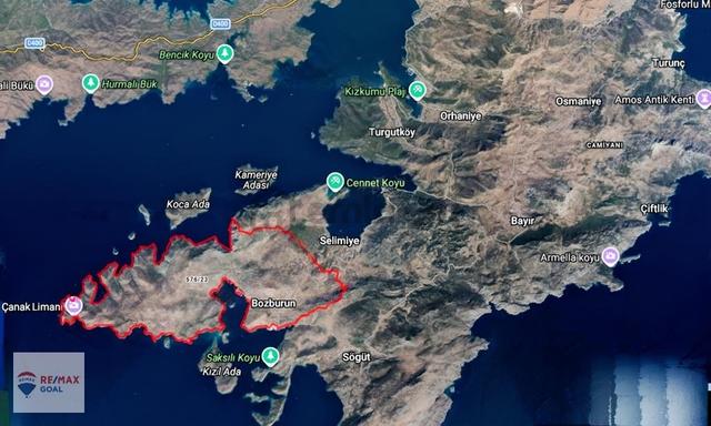 Marmaris Bozburun Uçören Mevkii'nde 364 M2 Fırsat Arazi 1