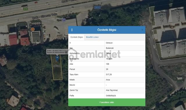 Remaxnadir'den Talipli'de İmarlı Deniz Manzaralı 517 M Arsa 1