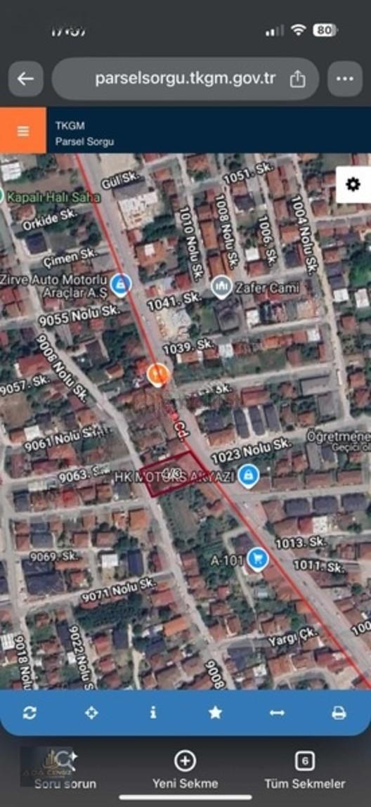 Akyazı Ömercikler Mah Cadde Üzeri Ticari Artı Konut İmarlı Arsa 1