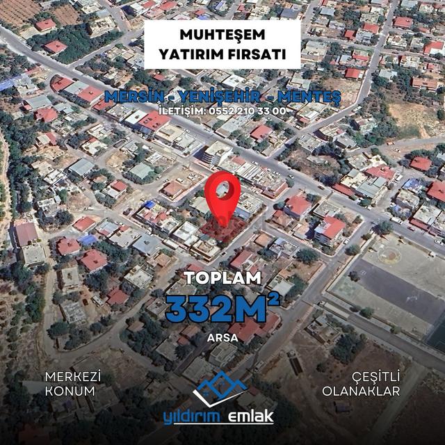 Yıldırım Gayrimenkul'den Menteş'te Yatırımlık Satılık Arsa!!! 1