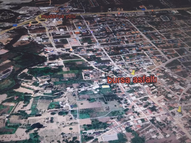 Nilüferköy'de Yeni İmara Giren 626 M² Satılık Villa Parseli