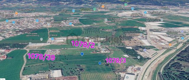 Adnan Menderes Hava Limanı Karşısında Satılık 41.180 M² Tarla 1