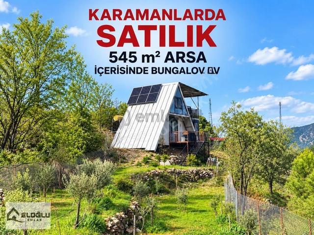 Karamanlarda 500 M2 Arsa İçerisinde Bungalov Ev 1