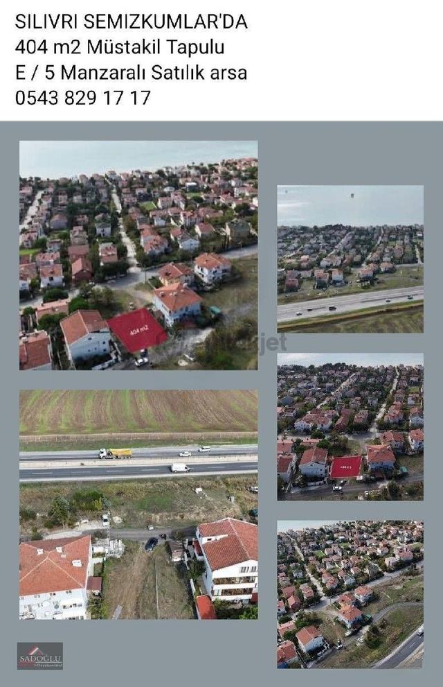 Silivri Semızkumlar'da Satılık Arsa 404 M2 1