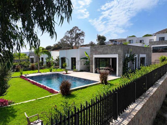 Gümüşlük Dereköy Doğa İle İç İçe 3+1 Tek Katlı Havuzlu Villa 1