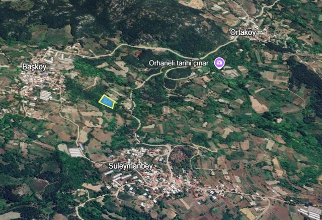 Bursa Orhaneli Süleymanbey Mahallesi Yatırımlık Arazi 1
