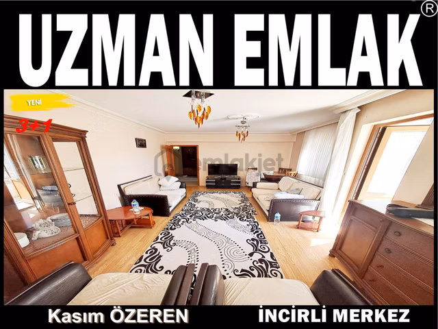 Uzman Emlak'dan 19 Mayıs Cadde Yanında Orta Katta Yapılı Geniş 3+1 Daire 1