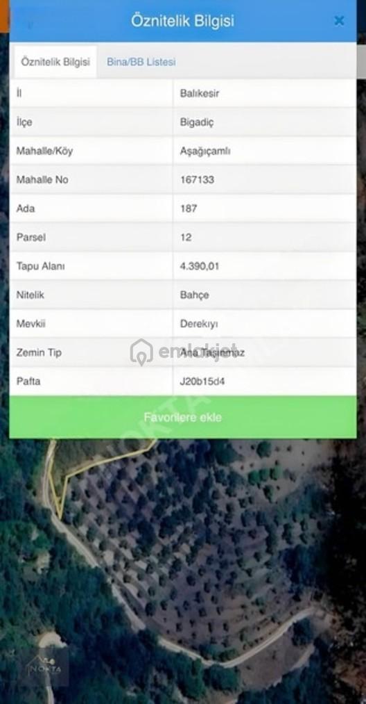 Balıkesir'de Satılık Tam Hisse Bahçe 1