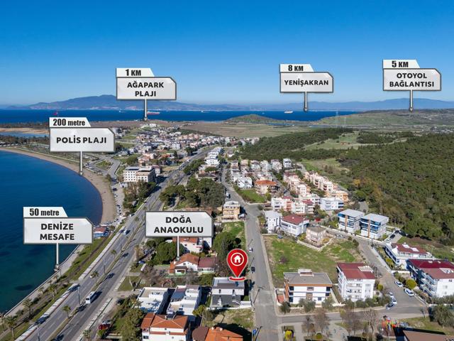 Alıağa Yalı Mah. Denız Gören Satılık 4+1 Trıpleks Vılla 1