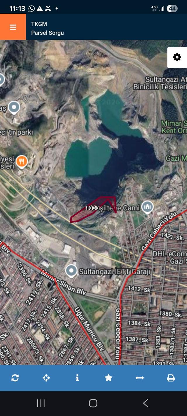 Sultangazi Cebeci'de Yatırımlık Arsa 1