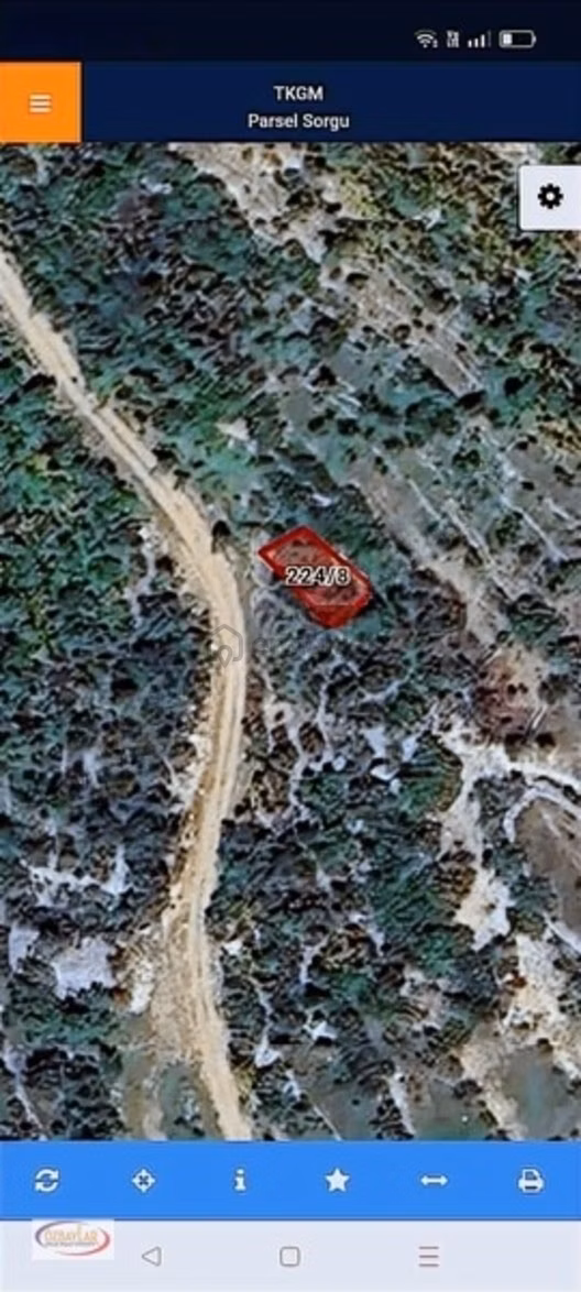 Antalya Akseki Sadıklar' Da Satılık 107 M² Bağ Tapulu Arazi 1