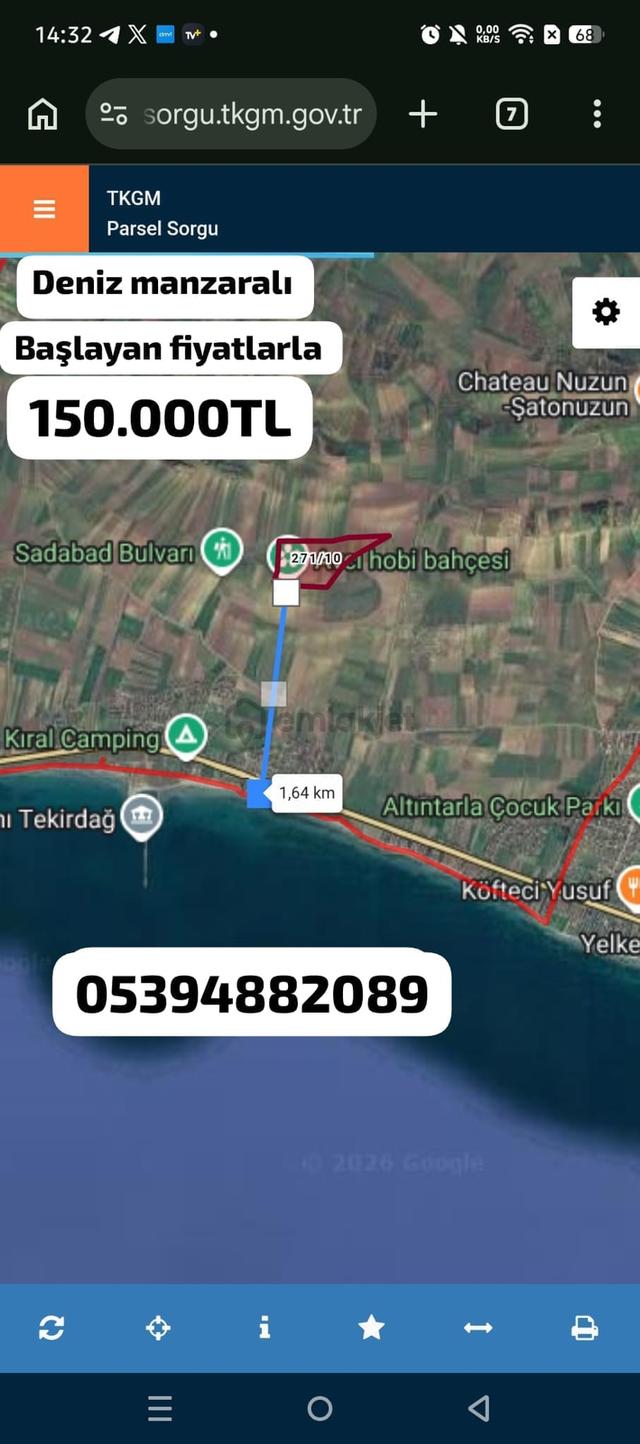 Deniz Manzaralı Tekirdağ Marmara Ereğlisi 1