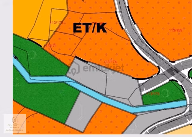 Fethiye Faralyada Turizm Bölgesinde Satılık Arsa 2005 M2 1