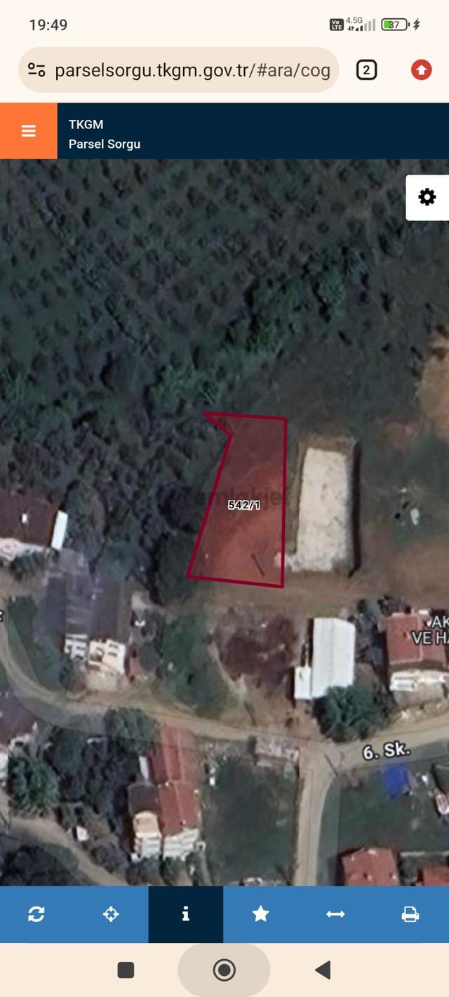 Yalova Armutlu Bayır Mahallesi'nde 5 Kat İmarlı / Kat Karşılığı Veya Nakit Satılık Büyük Fırsat Arsa 1