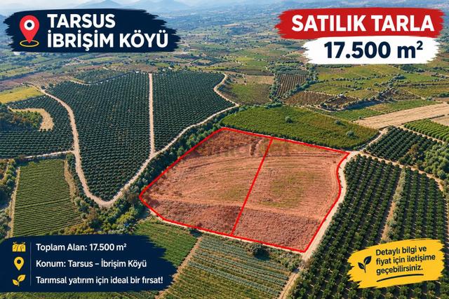Tarsus İbrişim Mh. Satılık Tarla 1