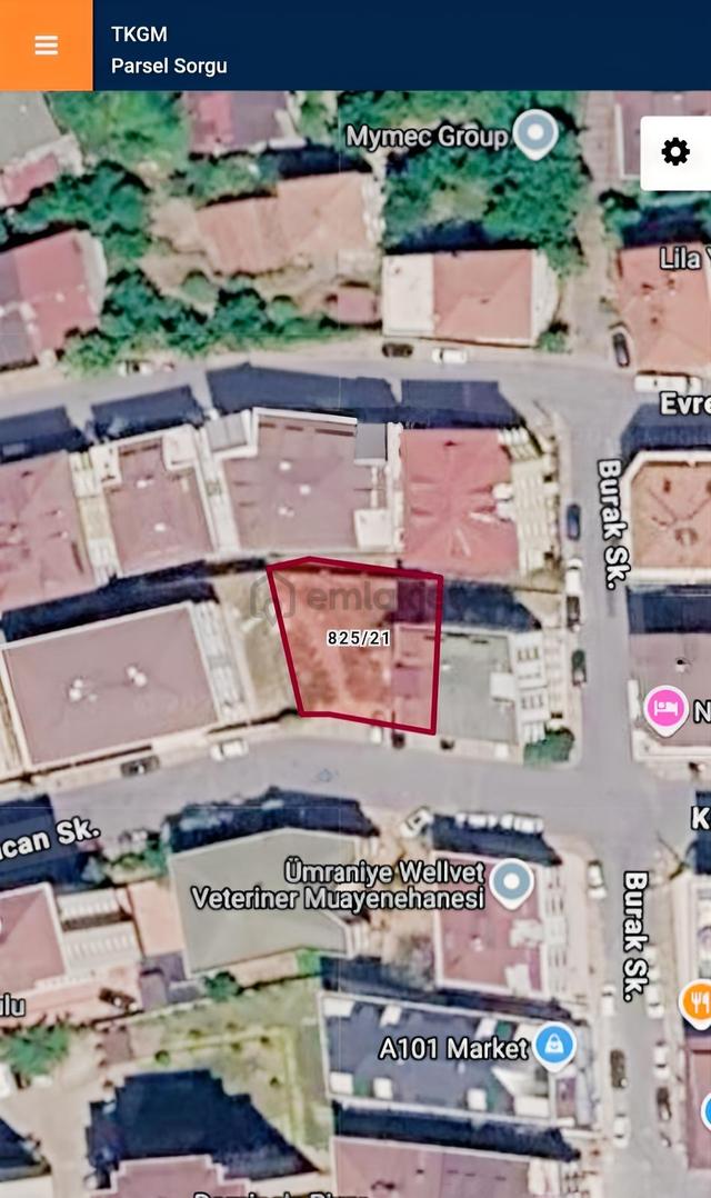 Ümraniye Site Mah Kayacan Sok Ta Mah 340,13m Satılık Arsa 1