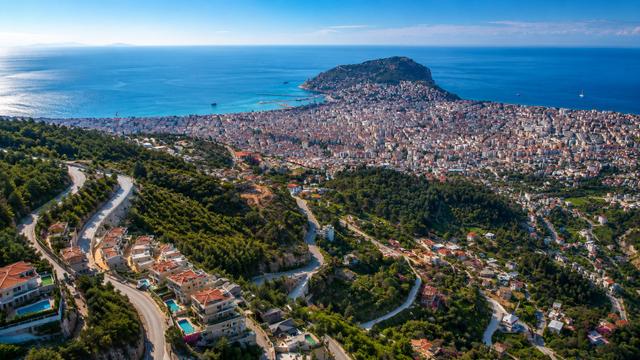 Alanya Bektaş 4+1 Ful Deniz Ve Kale Manzaralı Satılık Muhteşem Penthouse 1