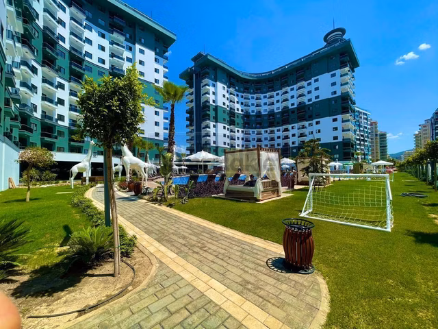 Alanya Mahmutlarda Kiralık 1+1 Otel Konseptinde Lüks Daire 1