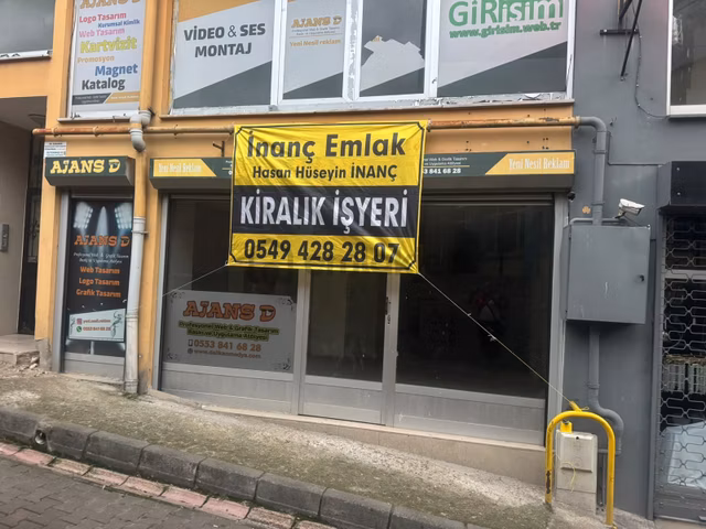 İnanç Emlaktan Hacımiktadda Malpazarı Mevkinde Kiralık 500 M2 Dükkan 1